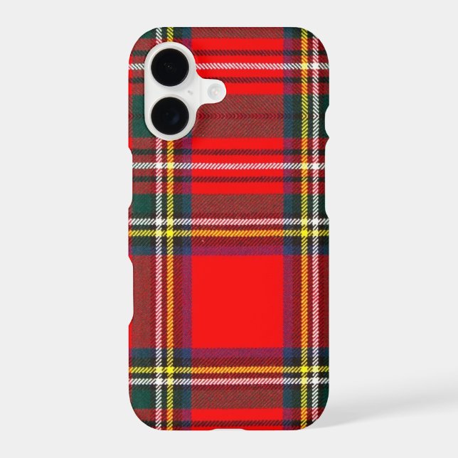 Royal Stewart Clan Tartan Plaid Pattern (Back)