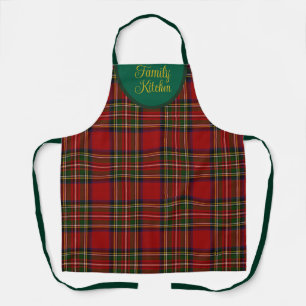 Royal Stewart Clan Tartan Plaid Personalized Apron