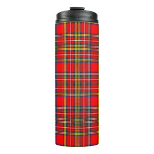 Royal Stewart Clan Tartan Plaid  Thermal Tumbler