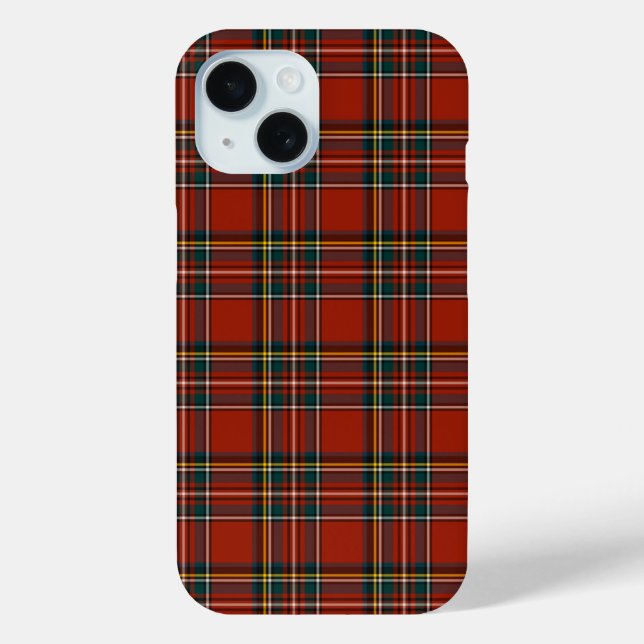 Royal Stewart Classic Red Scottish Tartan Case-Mate iPhone Case (Back)