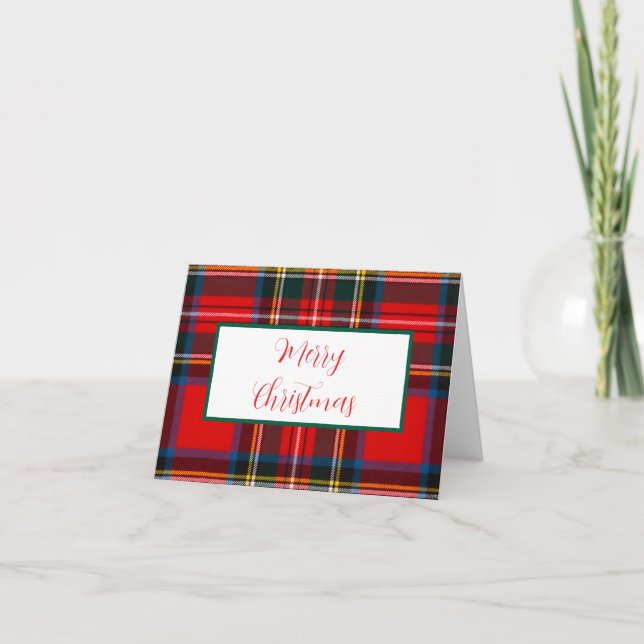 Royal Stewart Merry Christmas Plaid (Devant)