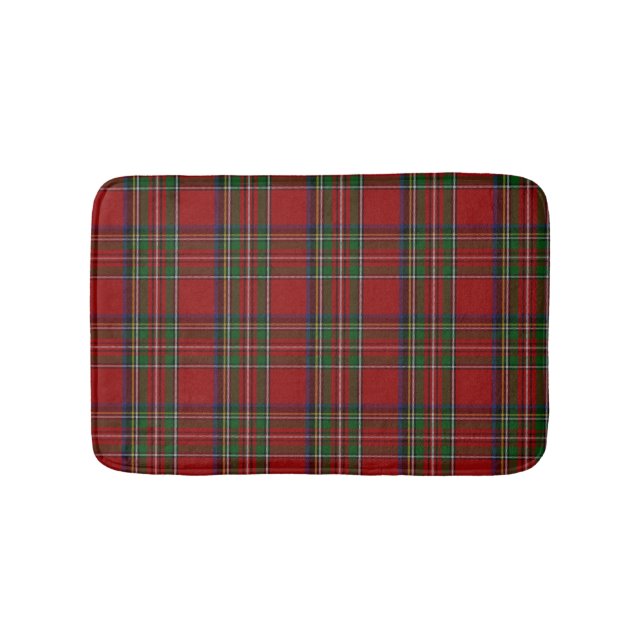 Royal Stewart Plaid Bath Mat (Front)