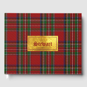 Royal Stewart Plaid Guest Book