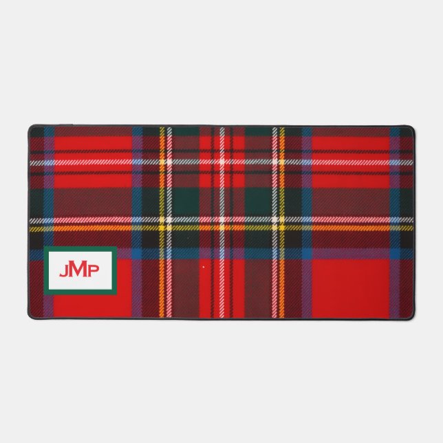 Royal Stewart Plaid Red MONOGRAM (Recto)