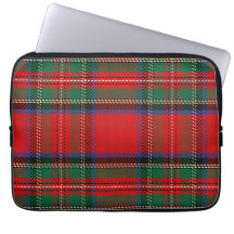 Royal Stewart red and green Scots tartan pattern