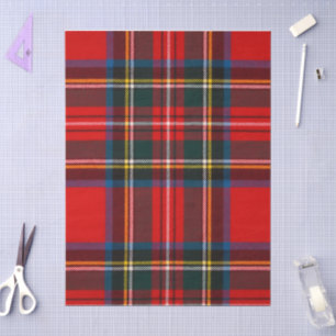 Royal Stewart Red Plaid Tissue Paper