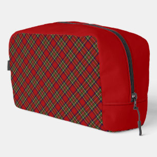 Royal Stewart Scottish Tartan Plaid Pattern Dopp Kit