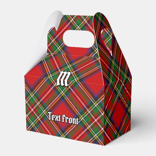 Royal Stewart Tartan Favor Box (Front Side)