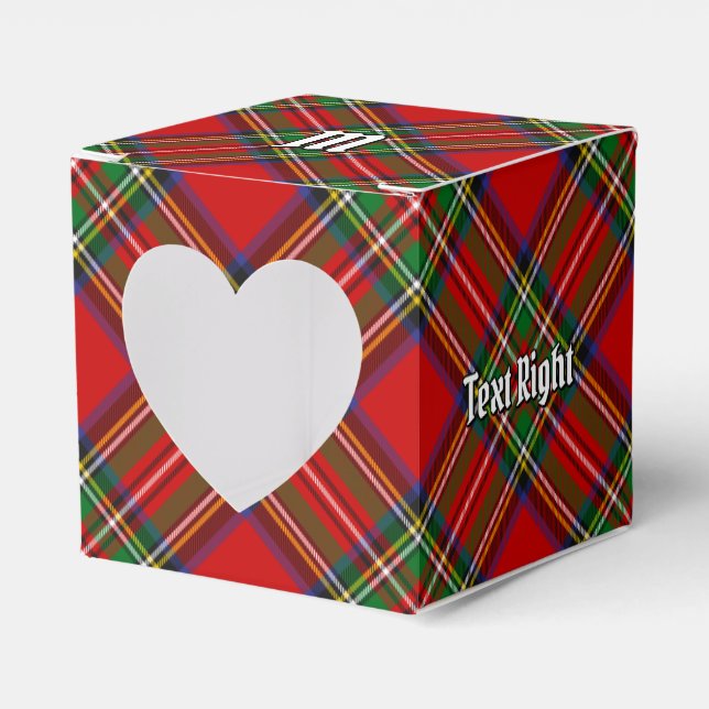Royal Stewart Tartan Favor Box (Front Side)