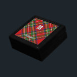 Royal Stewart Tartan Gift Box<br><div class="desc">Royal Stewart traditional tartan with modern colours. Featuring red and green colours is ideal for Christmas decoration. Seamless pattern. Custom text and monogram.</div>