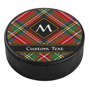Royal Stewart Tartan Hockey Puck