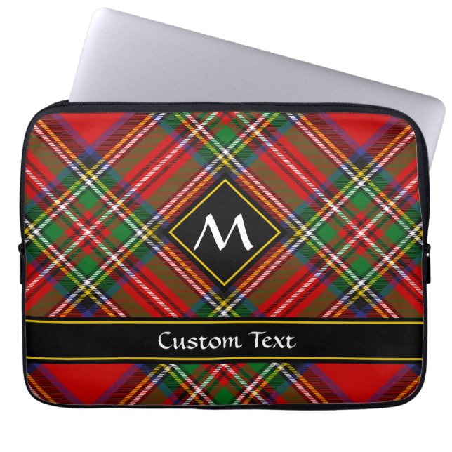 Royal Stewart Tartan Laptop Sleeve (Front)