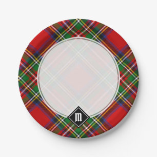Royal Stewart Tartan Paper Plate