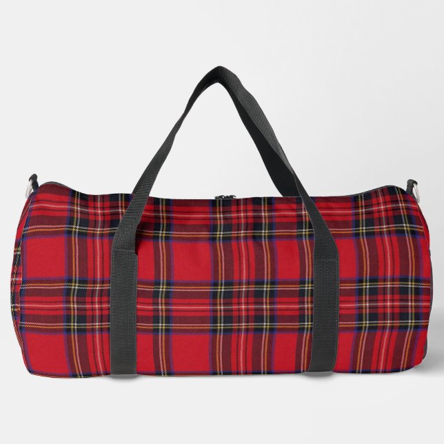 Royal Stewart tartan plaid Print Cut Sac à coudre (Recto)