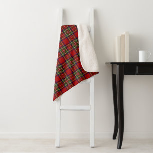 Royal Stewart Tartan Plaid Scottish Motif