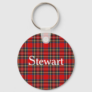 Royal Stewart Tartan Plaid Scottish Pattern Keychain