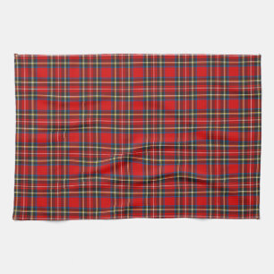 Royal Stewart Tartan Plaid Scottish Pattern Kitchen Towel