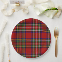 Royal Stewart Tartan Plaid Scottish Pattern