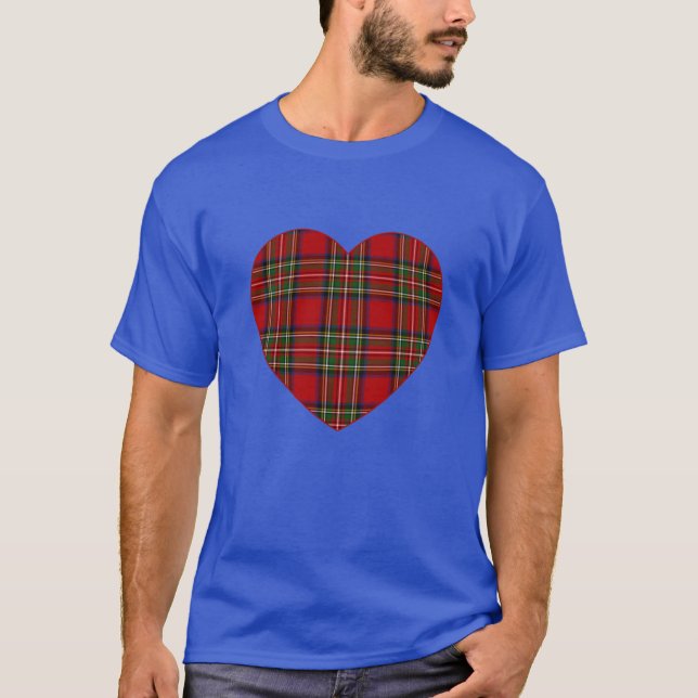 Royal Stewart Tartan Plaid T-Shirt (Front)