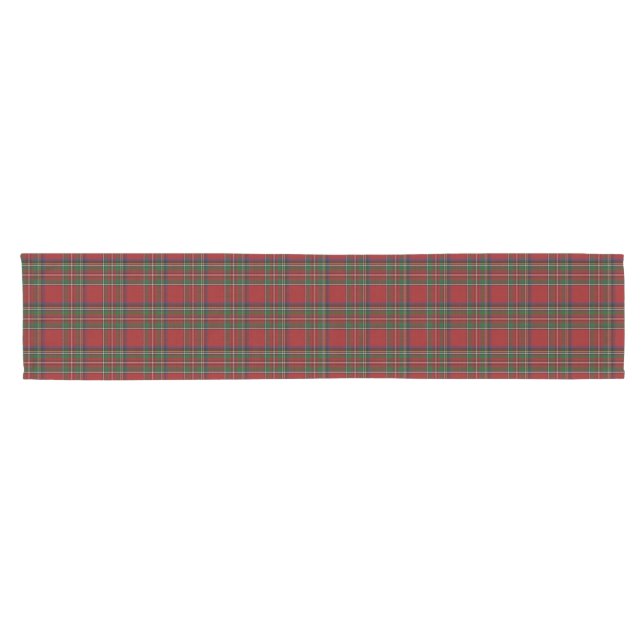 Royal Stewart Tartan Plaid Table Runner (Horizontal)
