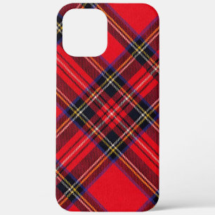 Royal Stewart tartan red black plaid iPhone 12 Pro Max Case