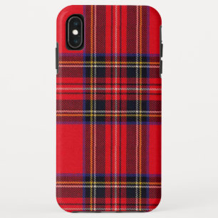 Royal Stewart tartan red black plaid iPhone XS Max Case