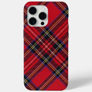 Royal Stewart tartan red black plaid iPhone 15 Pro Max Case