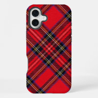 Royal Stewart tartan red black plaid