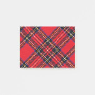 Royal Stewart tartan red black plaid Post-it Notes