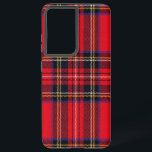 Royal Stewart tartan red black plaid Samsung Galaxy Case<br><div class="desc">Royal Stewart clan tartan red black plaid</div>