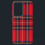 Royal Stewart tartan red black plaid Samsung Galaxy Case<br><div class="desc">Royal Stewart clan tartan red black plaid</div>