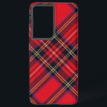 Royal Stewart tartan red black plaid Samsung Galaxy Case<br><div class="desc">Royal Stewart clan tartan red black plaid</div>