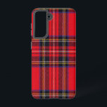 Royal Stewart tartan red black plaid Samsung Galaxy Case<br><div class="desc">Royal Stewart clan tartan red black plaid</div>