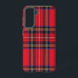 Royal Stewart tartan red black plaid Samsung Galaxy Case<br><div class="desc">Royal Stewart clan tartan red black plaid</div>