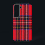 Royal Stewart tartan red black plaid Samsung Galaxy Case<br><div class="desc">Royal Stewart clan tartan red black plaid</div>