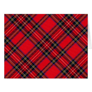 Royal Stewart tartan rouge noir plaid