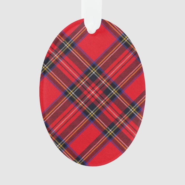Royal Stewart tartan rouge noir plaid (devant)