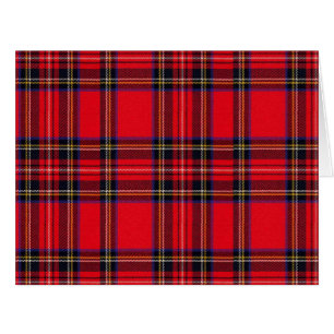 Royal Stewart tartan rouge noir plaid