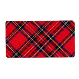 Royal Stewart tartan rouge noir plaid