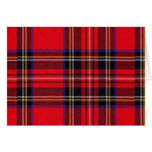 Royal Stewart tartan rouge noir plaid