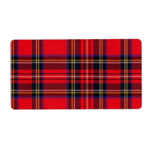 Royal Stewart tartan rouge noir plaid
