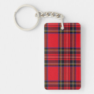 Royal Stewart tartan rouge noir plaid