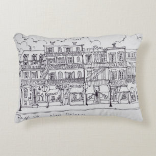 Royal Street   New Orleans, Louisiana Accent Pillow