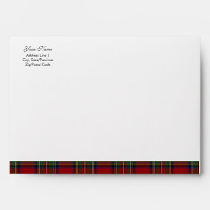 Royal Stuart Tartan A-7 Envelope
