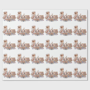  Royal Style Adam Design Wrapping Paper