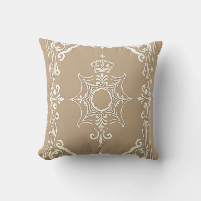 Royal Style Throw Pillow (Front)