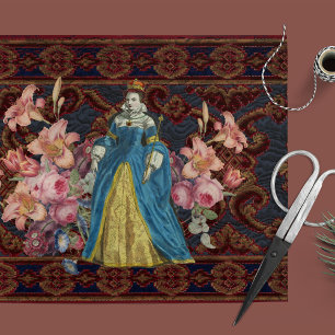 Royal Tapestry Floral Decoupage Tissue Paper