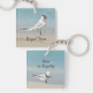 Royal Tern Bow to Royalty Fun Beach Keychain