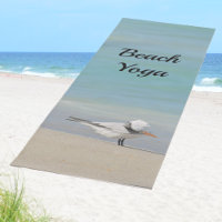 Royal Tern Seabird Posing Beach Yoga Mat