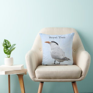 Royal Tern Throw Pillow